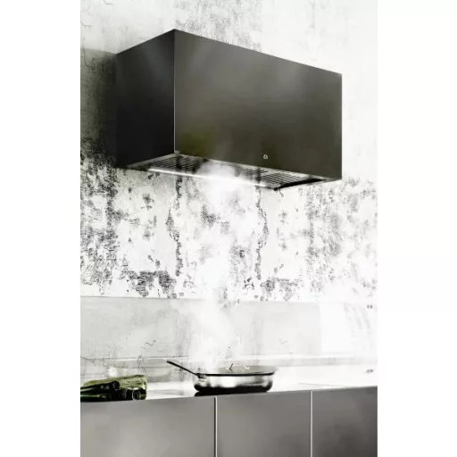 Ciarko Design MINIMAL 4 60 cm fekete fali páraelszívó - WaterMarkt.hu