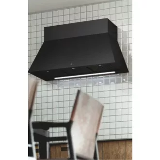 Ciarko Design MINIMAL 6 60 cm fekete fali páraelszívó - WaterMarkt.hu