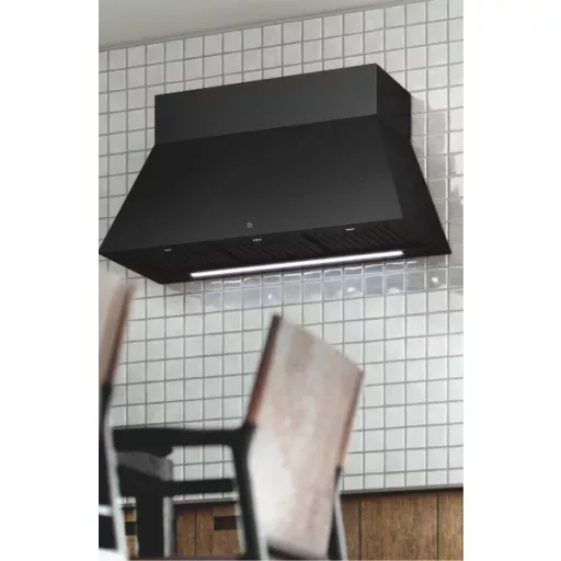 Ciarko Design MINIMAL 6 60 cm fekete fali páraelszívó - WaterMarkt.hu