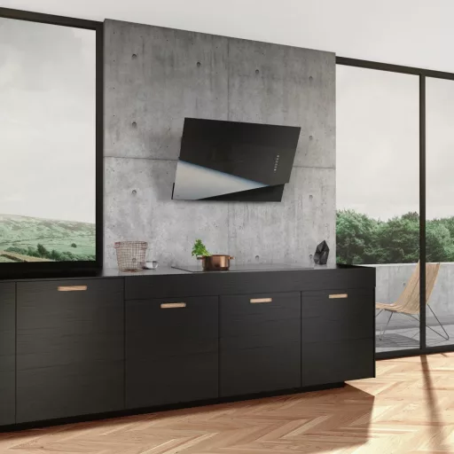 Ciarko Design TRIO Inox / fekete fali páraelszívó - WaterMarkt.hu