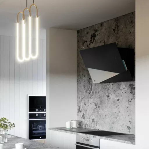 Ciarko Design TRIO Inox / fekete fali páraelszívó - WaterMarkt.hu