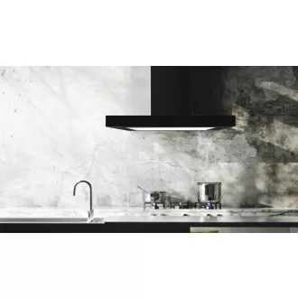 Ciarko Design T-Light 60 cm fekete fali páraelszívó - WaterMarkt.hu