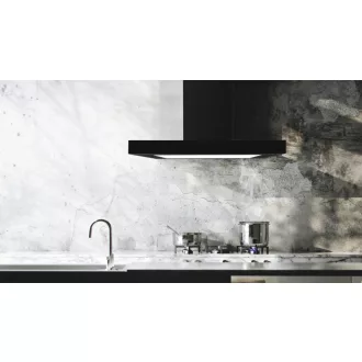 Ciarko Design T-Light 60 cm fekete fali páraelszívó - WaterMarkt.hu