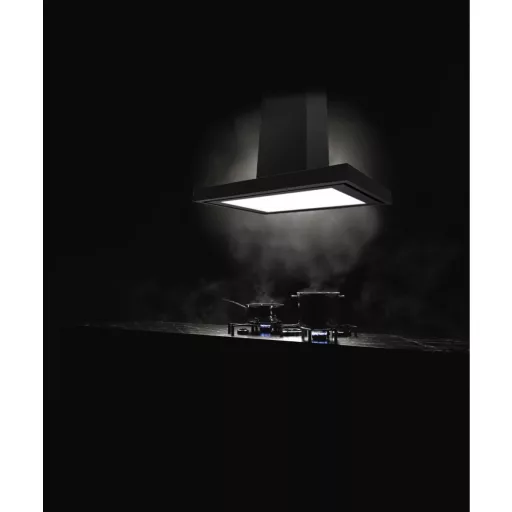Ciarko Design T-Light 60 cm fekete fali páraelszívó - WaterMarkt.hu