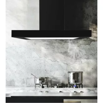 Ciarko Design T-Light 90 cm fekete fali páraelszívó - WaterMarkt.hu