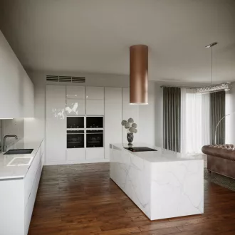 Ciarko Design Tubus W Rose Gold sziget páraelszívó - WaterMarkt.hu