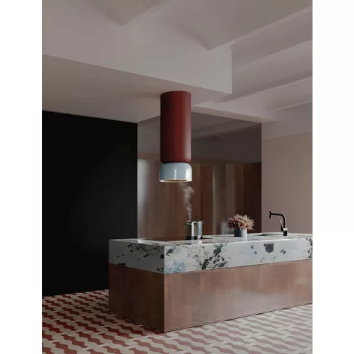 Ciarko Design ICON W burgundy / fényes kék sziget páraelszívó - WaterMarkt.hu