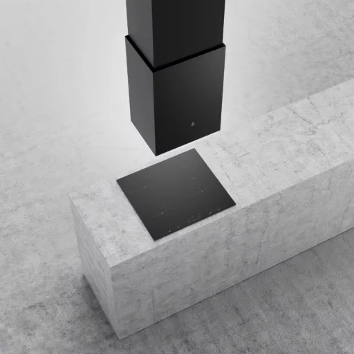 Ciarko Design Cube W fekete sziget páraelszívó - WaterMarkt.hu