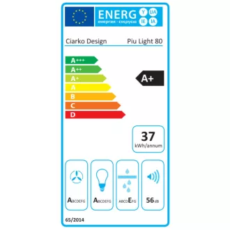 Ciarko Design Piu Light 80 ecrü (bézs) sziget páraelszívó - WaterMarkt.hu