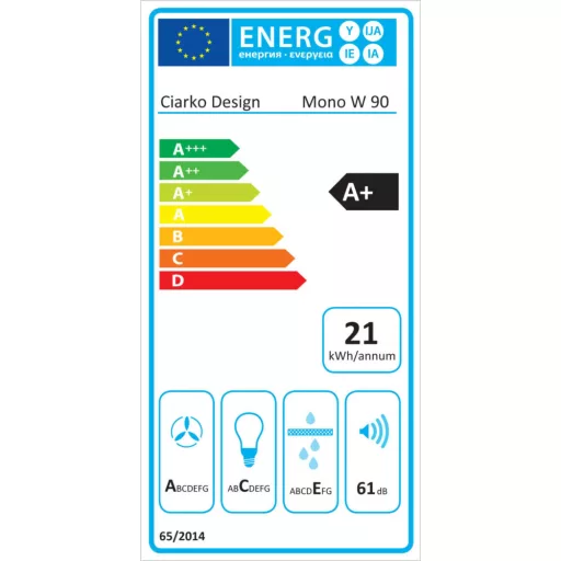 Ciarko Design MONO W 90 cm ecrü (bézs) sziget páraelszívó - WaterMarkt.hu