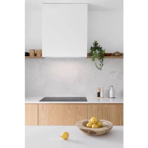 Ciarko Design AURA 74 cm fehér üveg beépíthető páraelszívó - WaterMarkt.hu