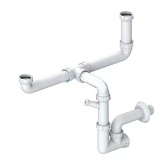 ELLECI - Szifonszett kétutas mosogatótálcához - WaterMarkt.hu