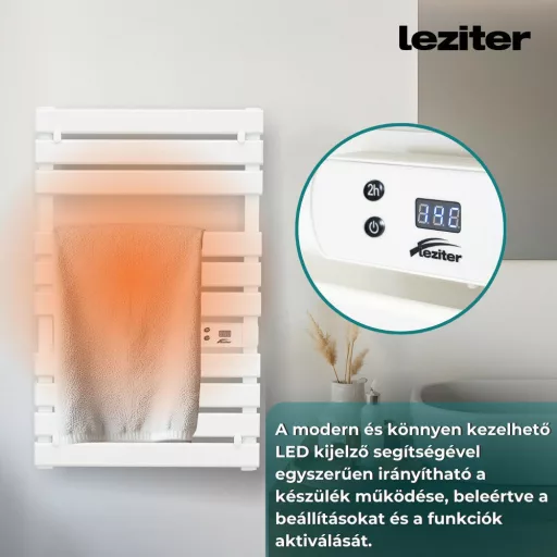 Elektromos törölközőszárító radiátor 500W - WaterMarkt.hu