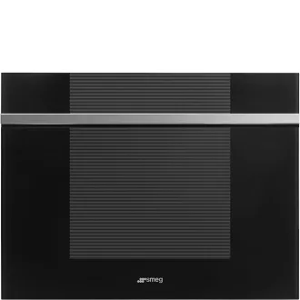   SMEG BEÉPÍTHETŐ BORHŰTŐ, Linea design, 45 cm, fordítható ajtó, fekete üveg