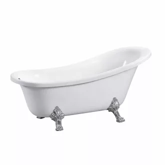 Clark szabadon álló fürdőkád fém lábakkal - WaterMarkt.hu
