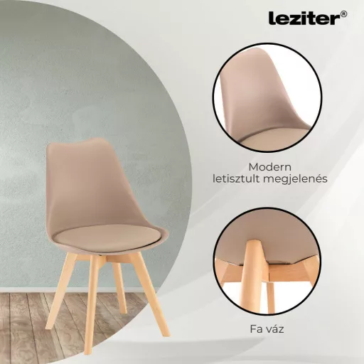 Silla étkezőszék 2 db bézs színben - WaterMarkt.hu