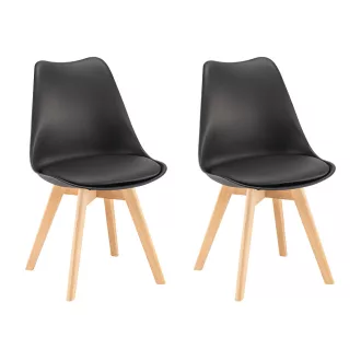 Silla étkezőszék 2 db fekete színben - WaterMarkt.hu
