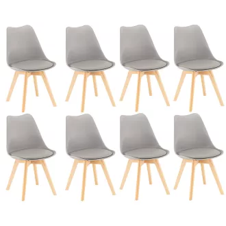 Silla étkezőszék 8 db szürke színben