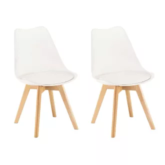 Silla étkezőszék 2 db fehér színben - WaterMarkt.hu