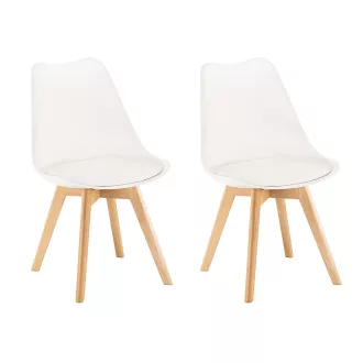Silla étkezőszék 2 db fehér színben - WaterMarkt.hu