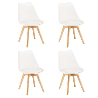 Silla étkezőszék 4 db fehér színben - WaterMarkt.hu