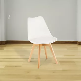 Silla étkezőszék fehér színben - WaterMarkt.hu