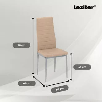 Tino NOVA Étkezőszék bézs-szürke színben - WaterMarkt.hu