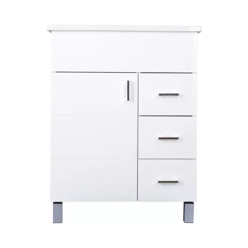 VivaStyle KARINA 65 lábon álló fürdőszobabútor 3 fiókos Sanovit ATRIA 9065 mosdóval 65 x 45,5 cm - WaterMarkt.hu