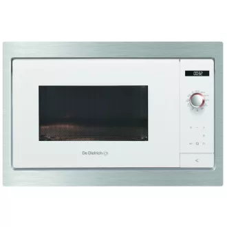 De Dietrich beépíthető mikrohullámú sütő, 26 l, 2 automatikus sütőfunkció, LCD kijelző, fehér - WaterMarkt.hu