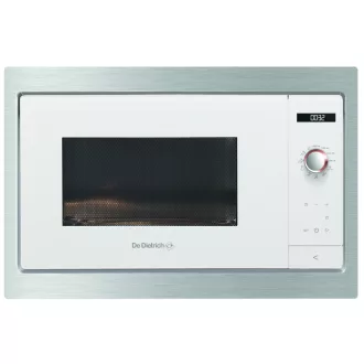 De Dietrich beépíthető mikrohullámú sütő, 26 l, 2 automatikus sütőfunkció, LCD kijelző, fehér - WaterMarkt.hu