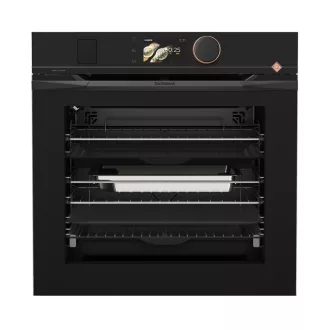   De Dietrich kombinált pirolitikus gőzsütő, 73 l, 19 funkció, 135 auto recept, TFT, heritage