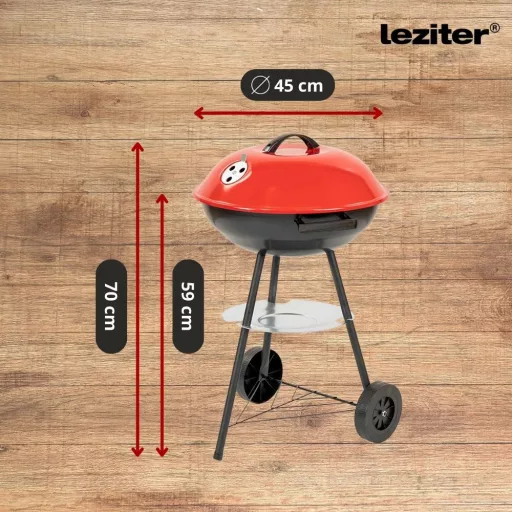 Faszenes kerti gömb grillsütő kerekes - WaterMarkt.hu