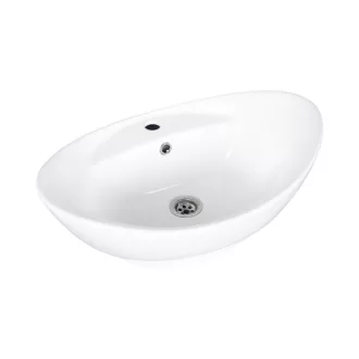 Eros GONDOLA - PULTRA ültethető - Top Counter - porcelán mosdó - 59 x 39 x 21 cm - WaterMarkt.hu