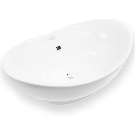 Eros GONDOLA - PULTRA ültethető - Top Counter - porcelán mosdó - 59 x 39 x 21 cm - WaterMarkt.hu