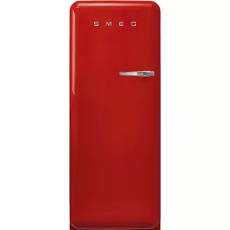   SMEG KOMBINÁLT HŰTŐ ÉS FAGYASZTÓ, retro, 60,1x150 cm, bal oldali pántok, piros