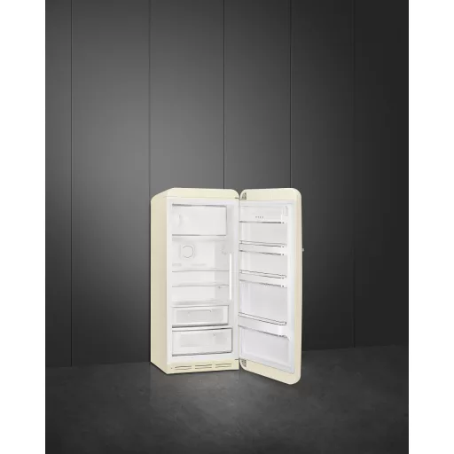 SMEG KOMBINÁLT HŰTŐ ÉS FAGYASZTÓ, retro, 60,1x150 cm, jobb oldali pántok, bézs