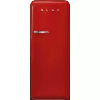   SMEG KOMBINÁLT HŰTŐ ÉS FAGYASZTÓ, retro, 60,1x150 cm, jobb oldali pántok, piros