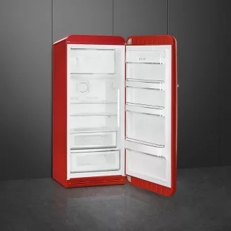 SMEG KOMBINÁLT HŰTŐ ÉS FAGYASZTÓ, retro, 60,1x150 cm, jobb oldali pántok, piros - WaterMarkt.hu