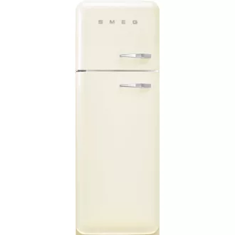   SMEG KOMBINÁLT HŰTŐ ÉS FAGYASZTÓ, retro, 60,1x172 cm, bal oldali pántok, bézs