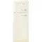 SMEG KOMBINÁLT HŰTŐ ÉS FAGYASZTÓ, retro, 60,1x172 cm, bal oldali pántok, bézs