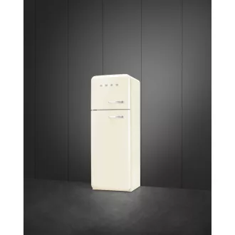   SMEG KOMBINÁLT HŰTŐ ÉS FAGYASZTÓ, retro, 60,1x172 cm, bal oldali pántok, bézs