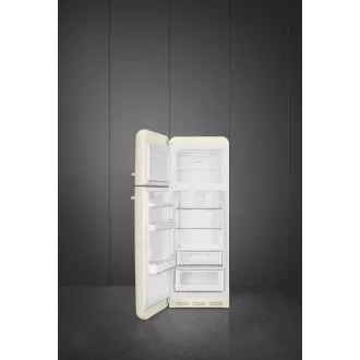   SMEG KOMBINÁLT HŰTŐ ÉS FAGYASZTÓ, retro, 60,1x172 cm, bal oldali pántok, bézs