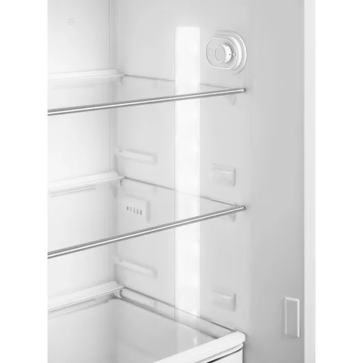 SMEG KOMBINÁLT HŰTŐ ÉS FAGYASZTÓ, retro, 60,1x172 cm, jobb oldali pántok, fekete