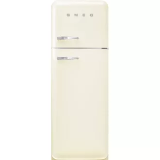   SMEG KOMBINÁLT HŰTŐ ÉS FAGYASZTÓ, retro, 60,1x172 cm, jobb oldali pántok, bézs