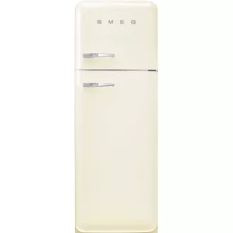   SMEG KOMBINÁLT HŰTŐ ÉS FAGYASZTÓ, retro, 60,1x172 cm, jobb oldali pántok, bézs