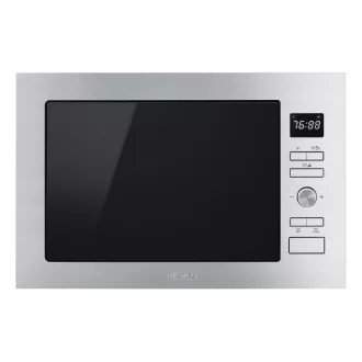   SMEG BEÉPÍTHETŐ MIKROHULLÁMÚ SÜTŐ, Selezione design, 25 liter, inox