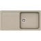 SCHOCK FORMHAUS CRISTALITE D-100L egymedencés csepptálcás prémium mosogató - Sabbia - WaterMarkt.hu
