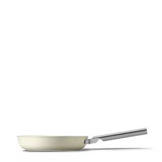   SMEG SERPENYŐ, 20 cm, rozsdamentes acél fogantyú, matt bézs