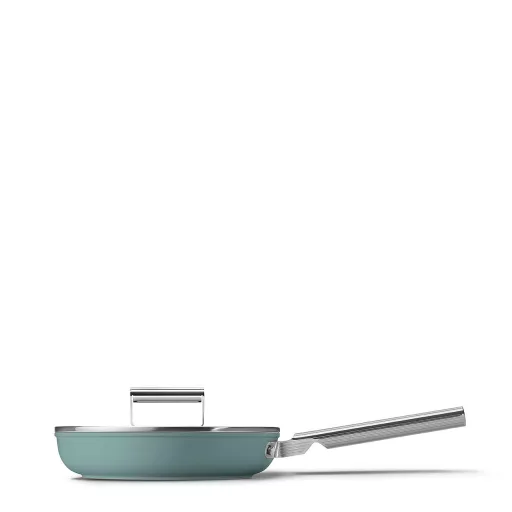 SMEG SERPENYŐ, 20 cm, rozsdamentes acél fogantyú, matt smaragdzöld