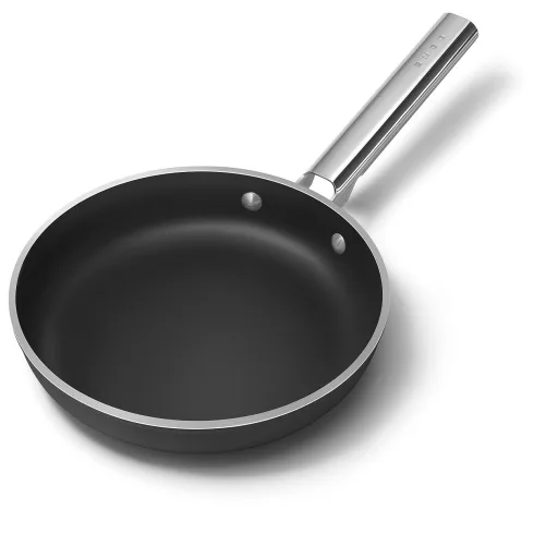 SMEG SERPENYŐ, 24 cm, rozsdamentes acél fogantyú, matt fekete